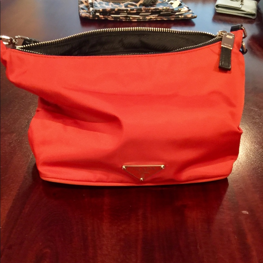 Authentic Prada Bag Iconic Tessuto nylon in Orange